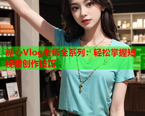 糖心Vlog老师全系列：轻松掌握短视频创作技巧