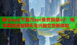 糖心app下载汅api免费新版v2：畅享实时语音聊天与兴趣交友新体验