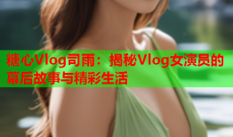 糖心Vlog司雨：揭秘Vlog女演员的幕后故事与精彩生活