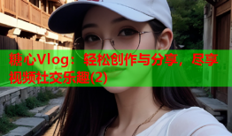 糖心Vlog：轻松创作与分享，尽享视频社交乐趣(2)