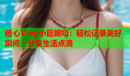 糖心Vlog小巨搧奶：轻松记录美好瞬间，分享生活点滴