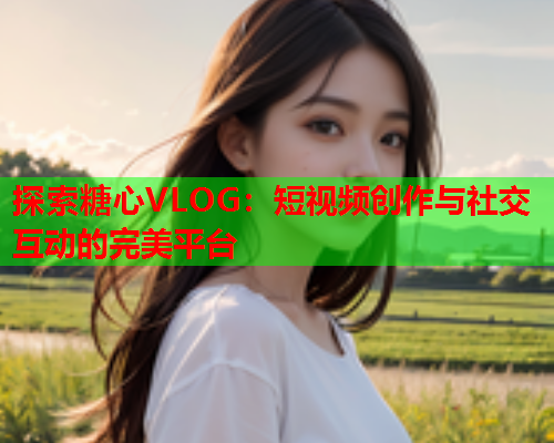 探索糖心VLOG：短视频创作与社交互动的完美平台